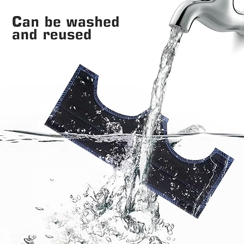 Miniatura 6 de Paquete de 4 bandas para el sudor lavables para casco de soldadura, cinturón antitranspirante, forro de cinturón para casco duro, accesorios de