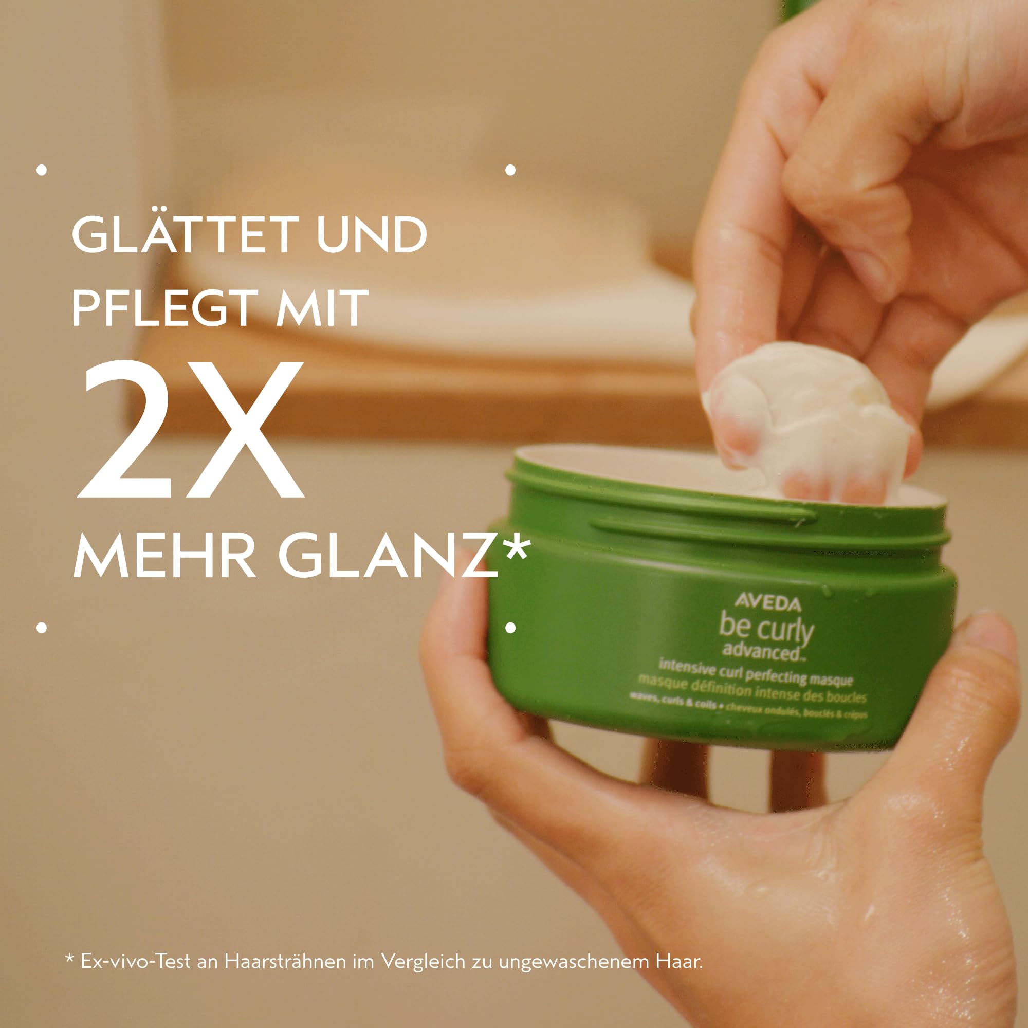 Aveda Be Curly Advanced™ Intensive Curl Perfecting Masque | Haarmaske | Definiert Locken & reduziert Frizz | Für lockiges & welliges Haar