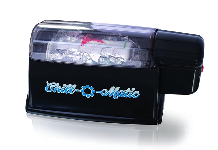 Chill-O-Matic Instant Beverage Cooler, Chill Drinks in 60 Seconds with this Portable Cooling Device - Perfect for Outdoor Activities and Parties.