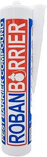 Roban Rodent Barrier Compound - Instantly Effective, Waterproof Rodent Block & Hole Filler, Metal Fiber Reinforced, Indoor/Outdoor, Paintable, Rodent Barrier
