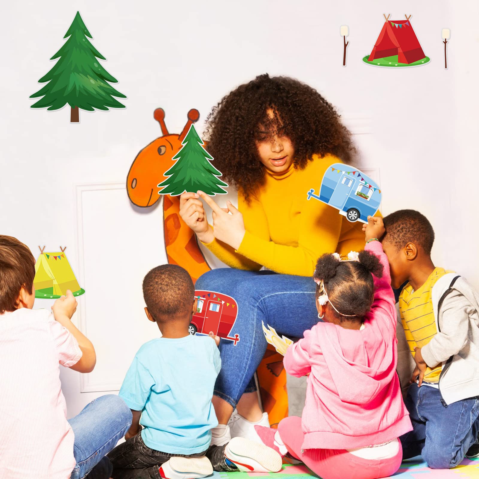 Snapklik.com : 39 Pcs Bulletin Board Decoration Set Tent Vintage ...