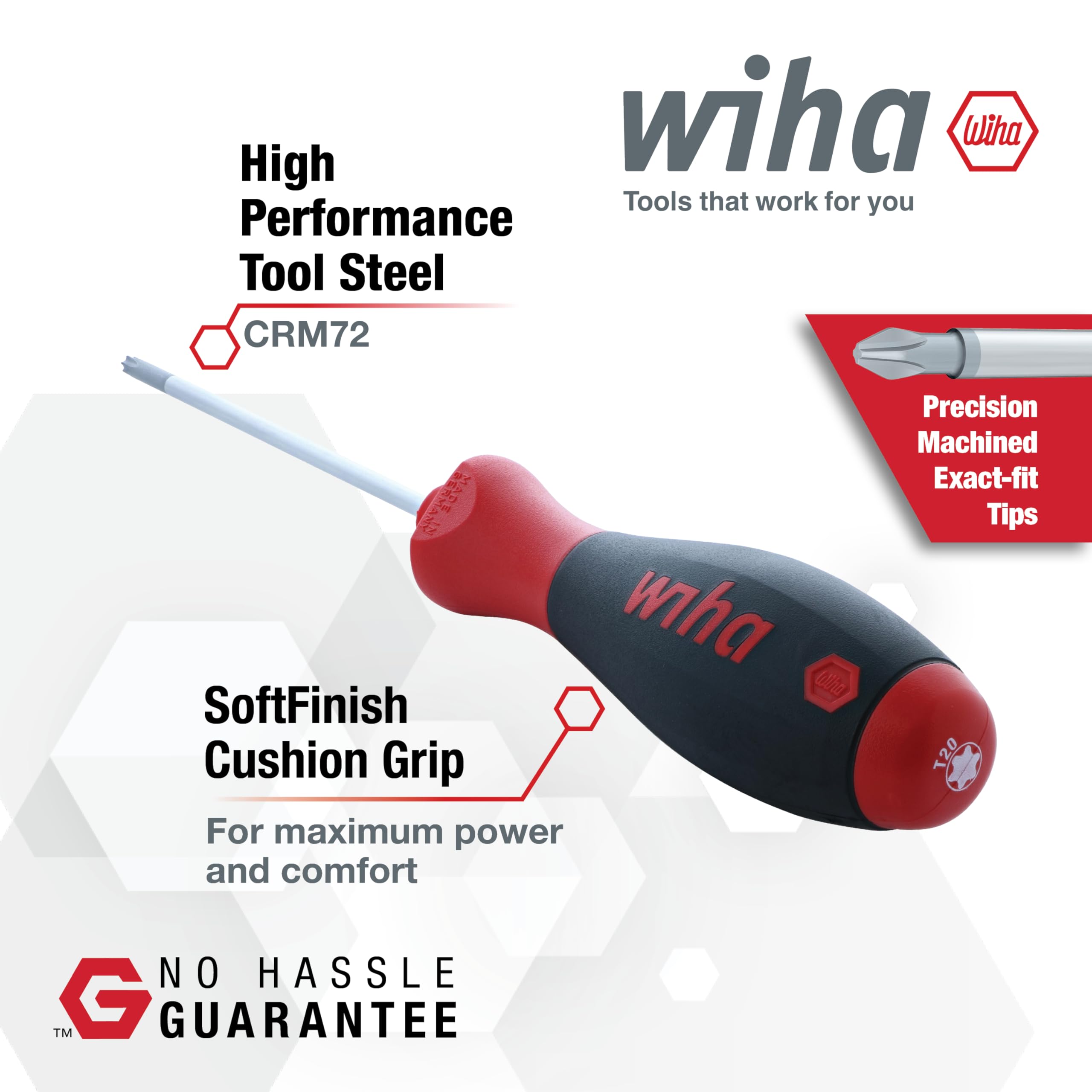 Wiha Conjunto de chaves de fenda 36294, Torx, 8 peças | Amazon.com.br