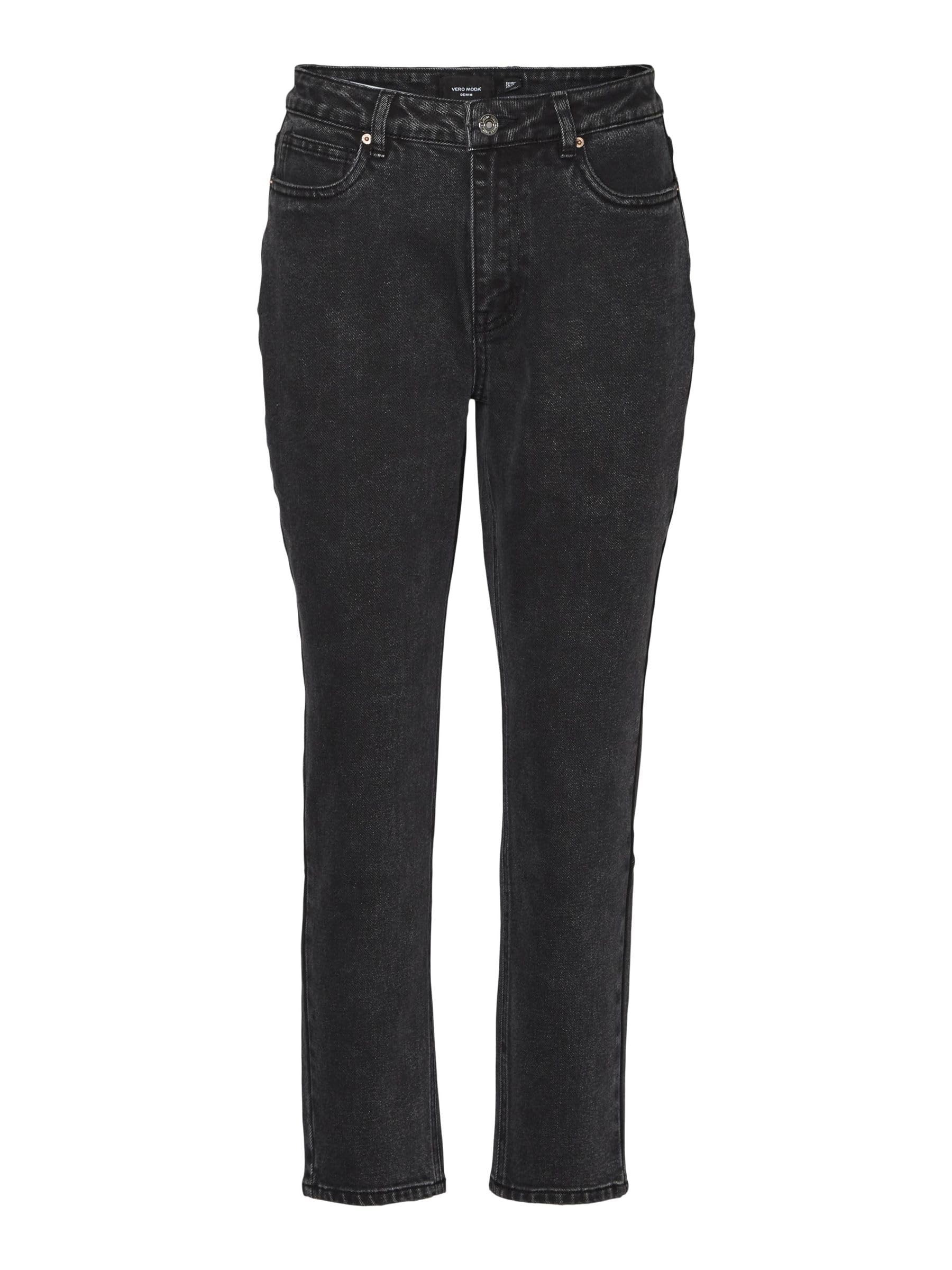 Vero Moda Female Straight-Fit VMBRENDA Hohe Taille Hohe Taille Jeans