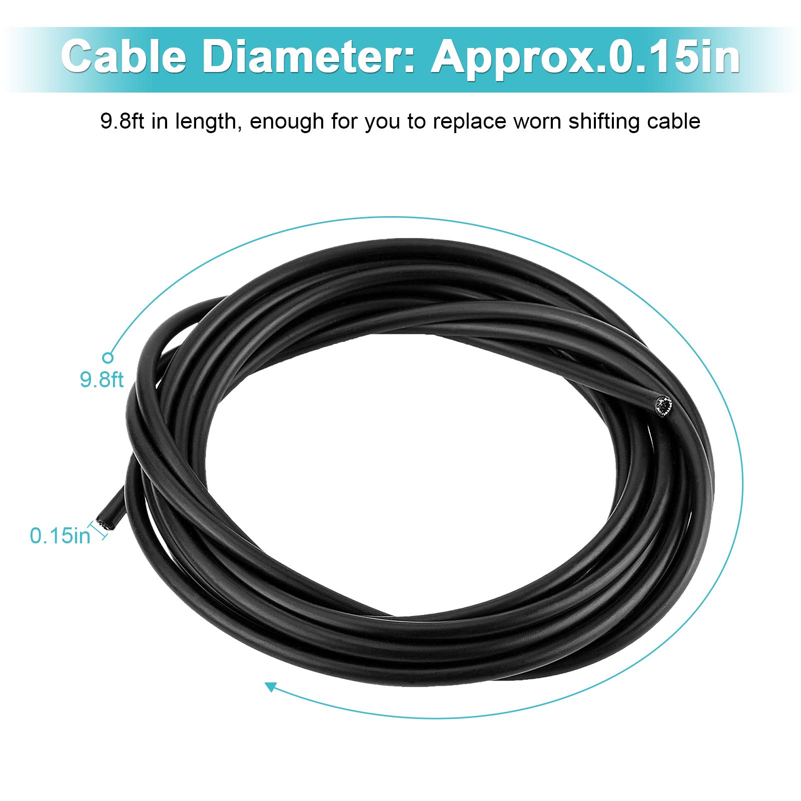 Wire Bike Derailleur Cable 4mm Shifting Cable Bike Wires Brake And