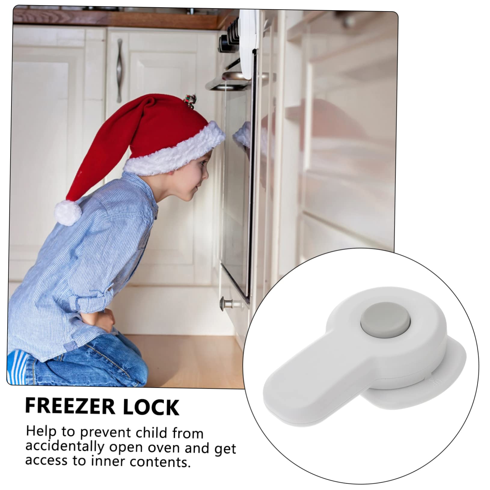 Toyvian 10pezzi Blocco Sicurezza Per Forno Per Chiusura Pratica e Resistente Installazione Facile Con Design Adesivo Protezione Sicura Per Piccoli e Affidabile