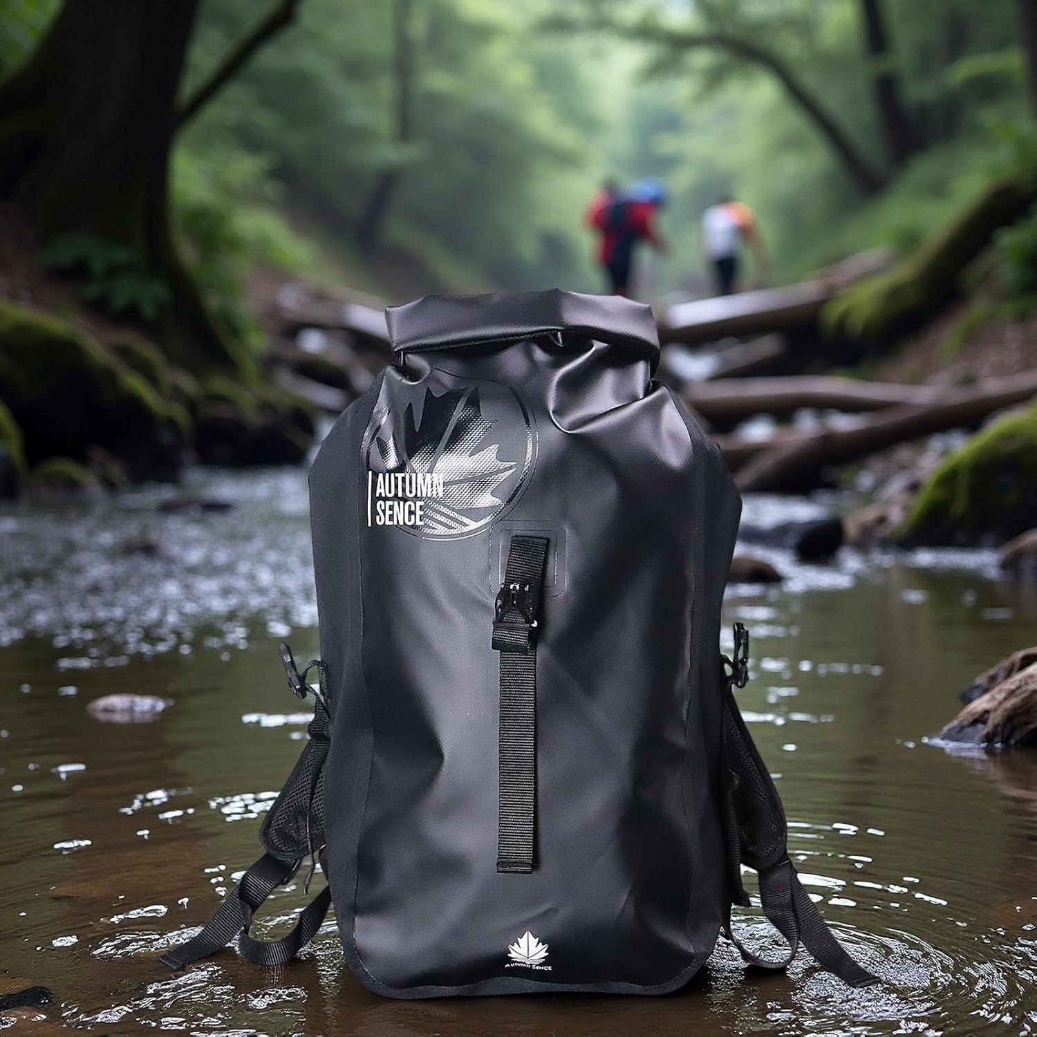 Dry Bags Waterproof Backpack, Waterproof backpack for Water sports,boating,Floating,hiking, camping and other outdoor activities 25L.(Black)