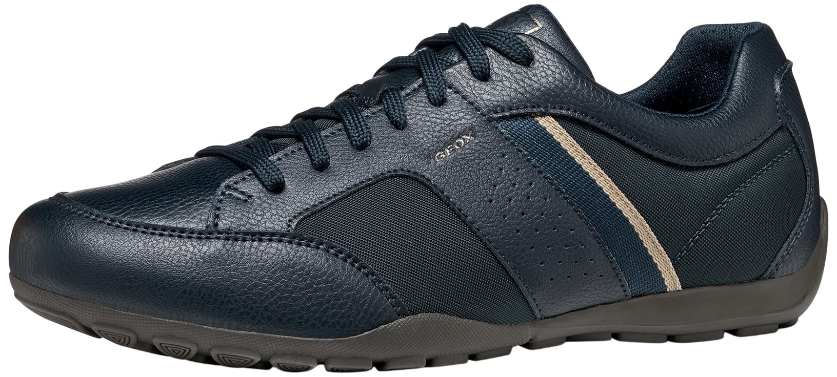 Geox Men U Ravex A Sneaker, Navy, 9 UK