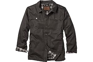 Legendary Whitetails Men's Stockyards Lonestar Waxed Canvas Shirt Jacket: Western Style for the Modern Outdoorsman