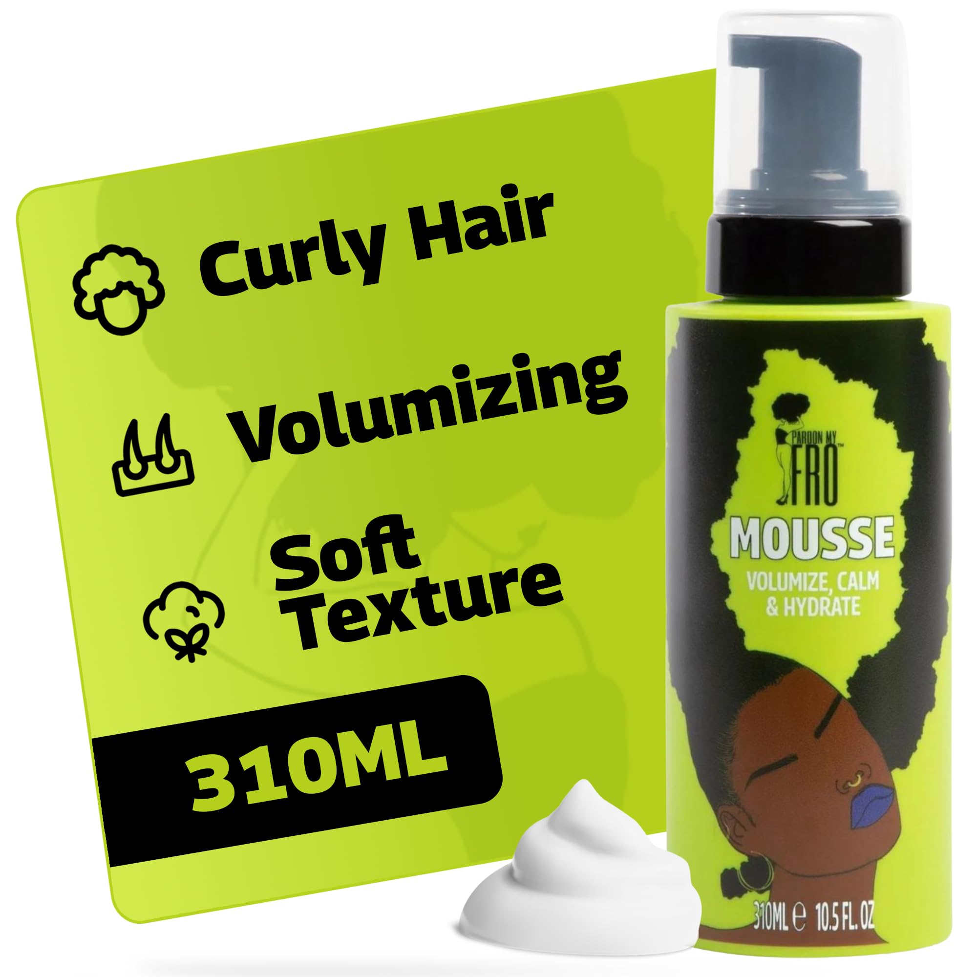 Amazon.com: Pardon My Fro Hair Mousse - Lightweight Styling Foam