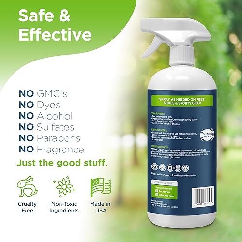 Miniatura 14 de Rocket Pure Spray desodorante natural para zapatos, espray eliminador de olores en aerosol para pies, desodorante en aerosol para zapatos, spray