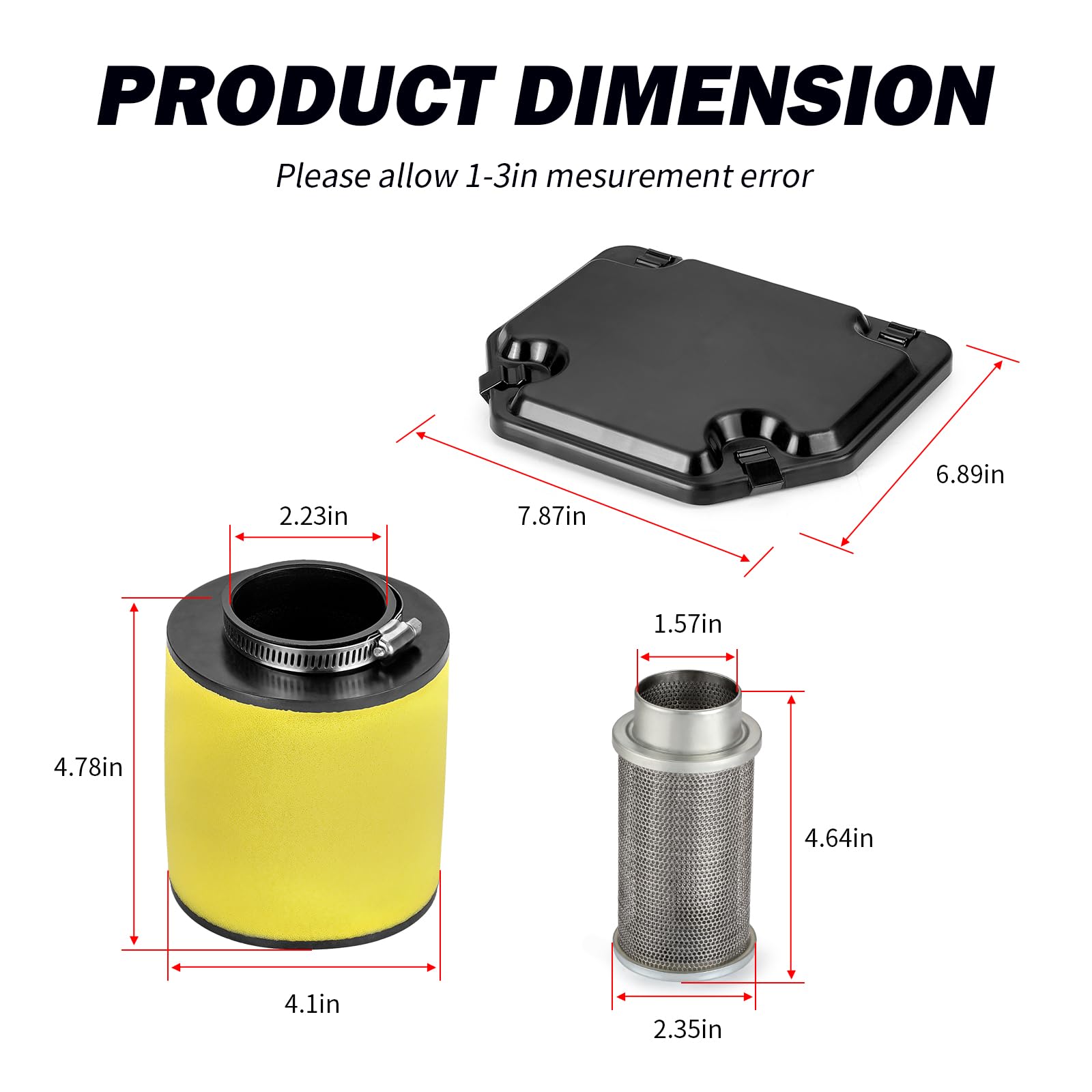 Tvent Ölfilter-Set – Mit Abdeckung & O-Ringen, Passend Für Honda ATV/Quad