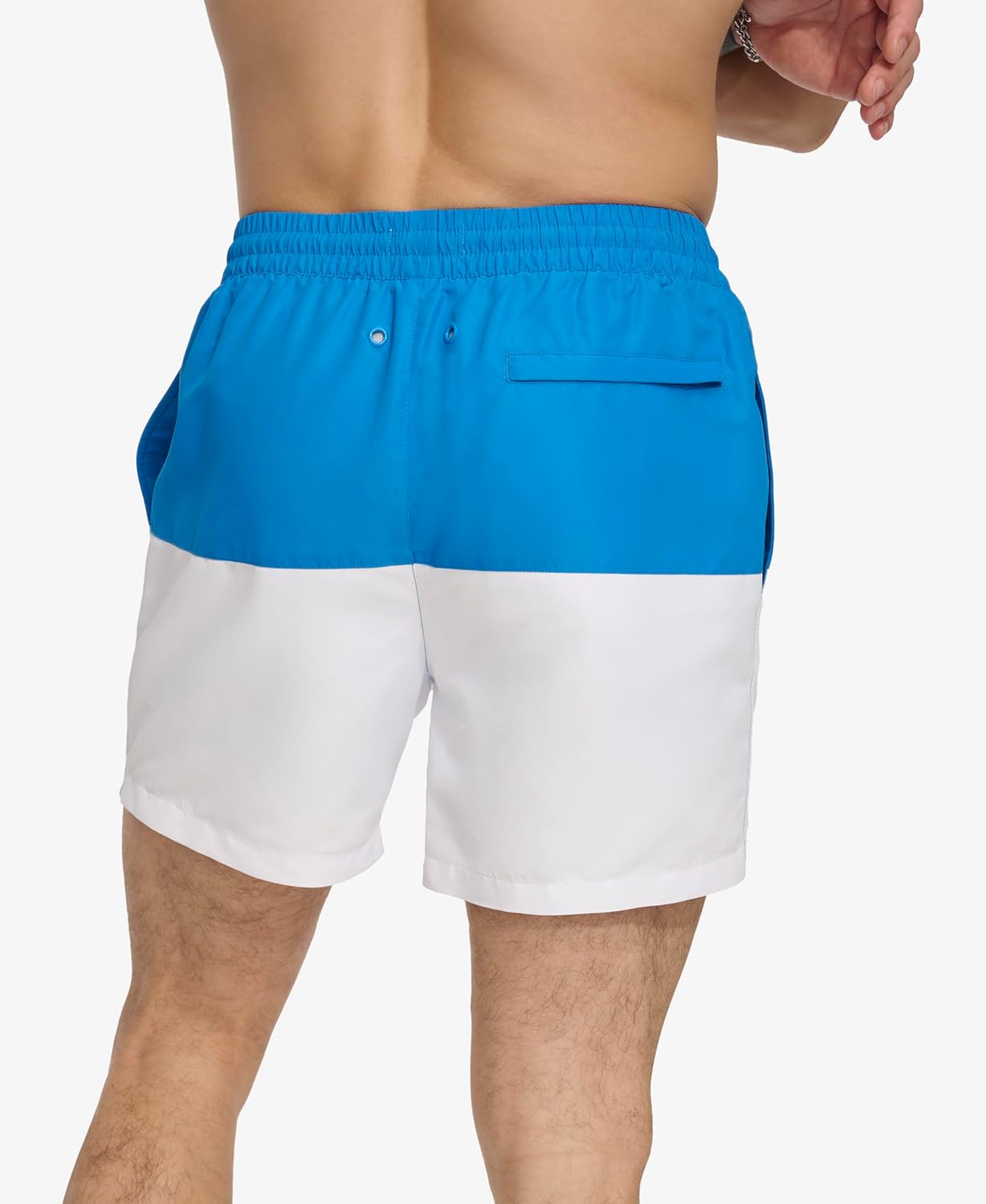 DKNY Mens Lightweight Quick Dry Volley UPF 40+ Protection Swim Trunk - Image 2