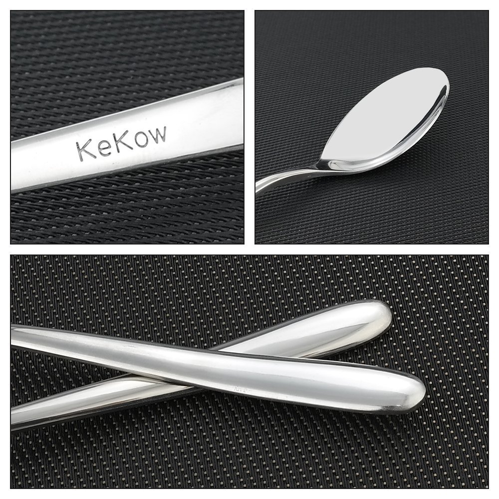 Kekow - Cubiertos de acero inoxidable