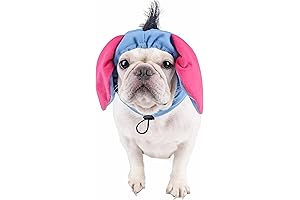 Eeyore Costume Hat with Donkey Ears for Dogs and Cats, Funny Halloween...