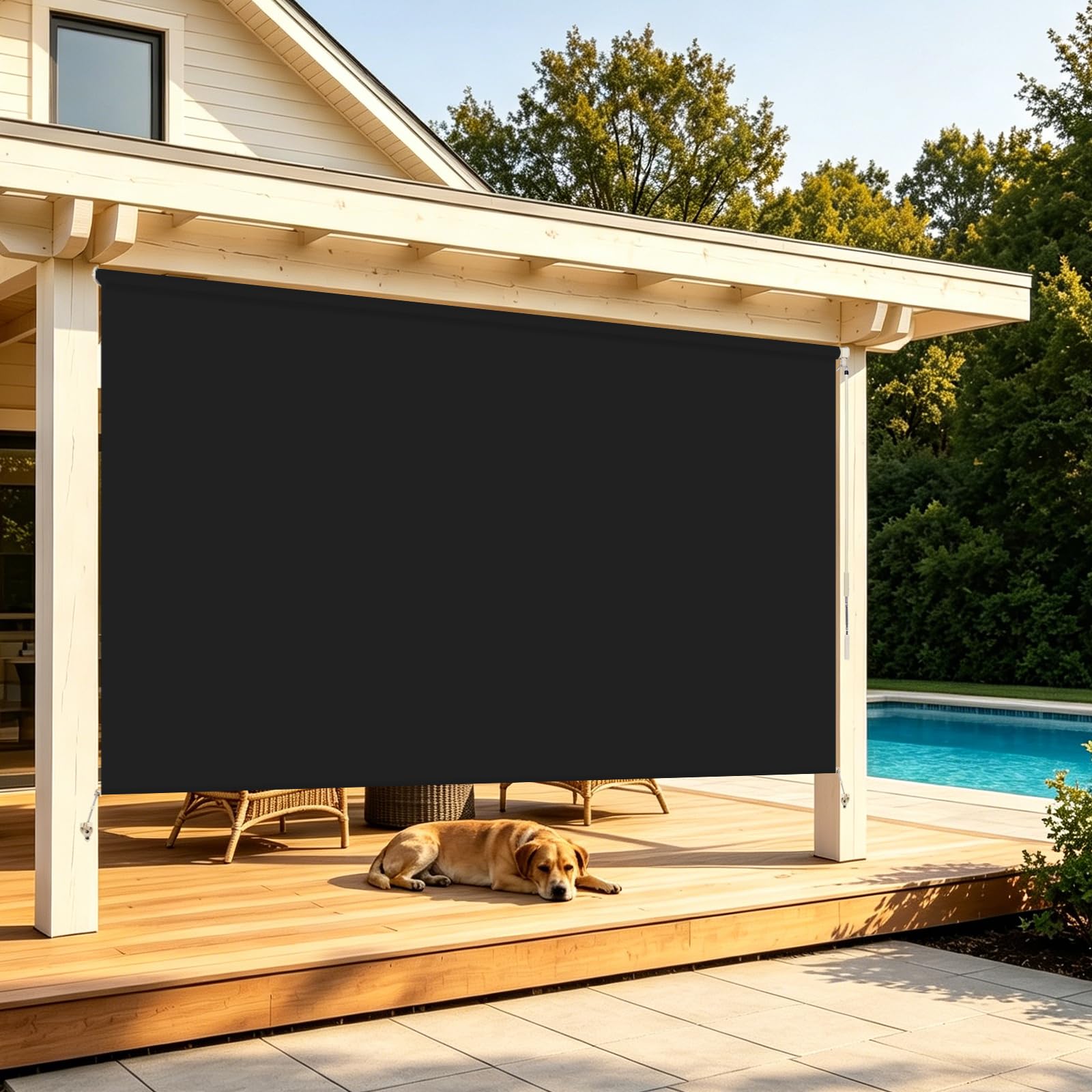 Amazon.com: ZY Blinds Exterior Blackout Cordless Window Blinds