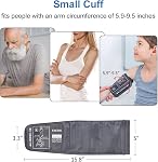 Pédiatrie de remplacement de la pression artérielle - Petite, amie des enfants BP Cuff pour les enfants & Les femmes, 15-24cm Circonférence des bras, Compatible avec la plupart des moniteurs de pression artérielle - 6 Connecteurs