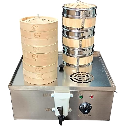 Shoppers Hub 2.5KW Dimsum Basket Steamer