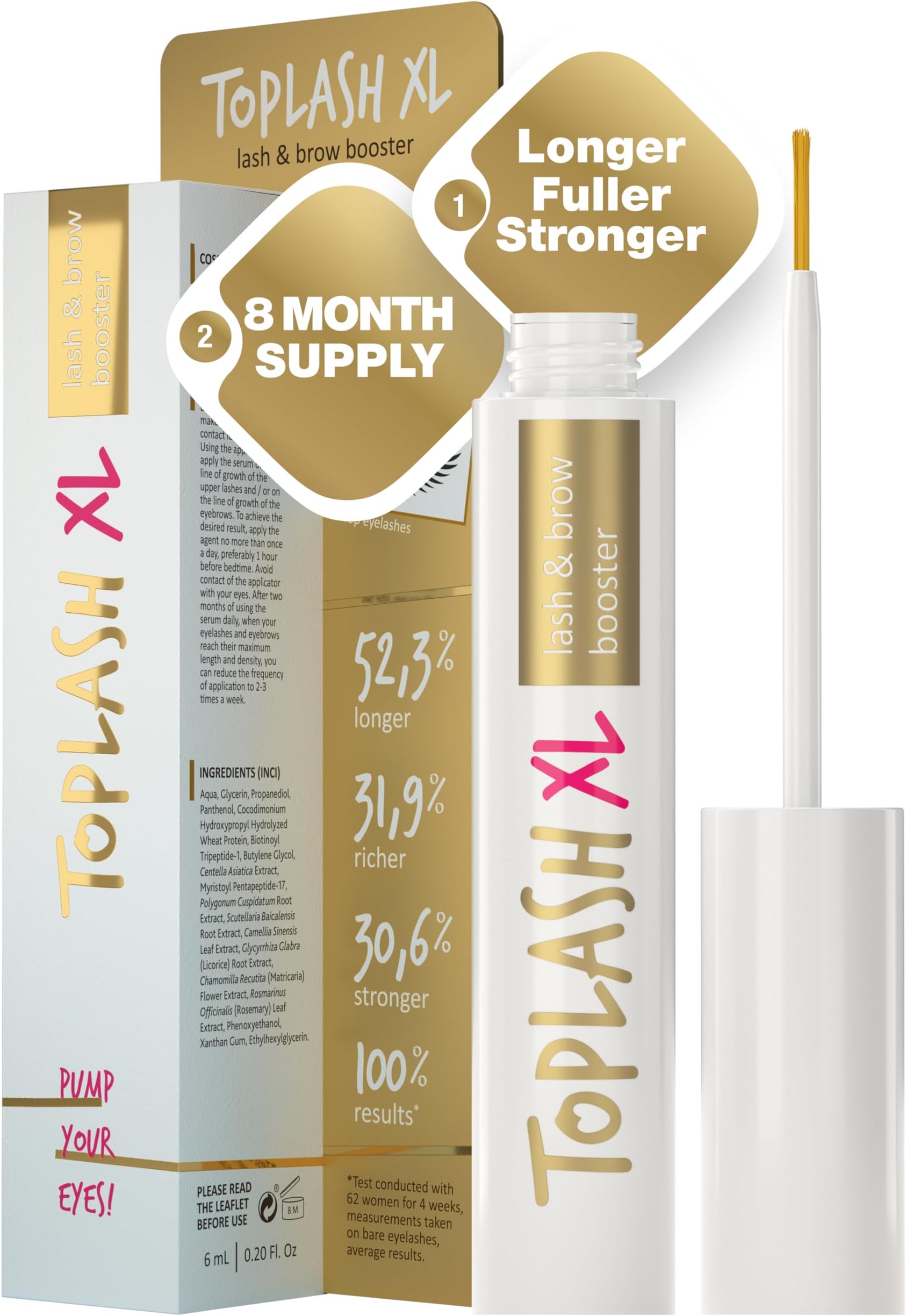 Toplash Lash and Brow Booster  XL