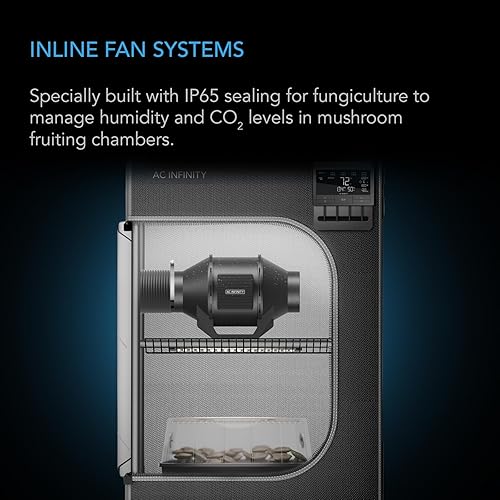 Miniatura 29 de AC Infinity CLOUDLINE PRO T10, ventilador silencioso de conducto en línea de 10 pulgadas con controlador VPD de humedad de temperatura, control