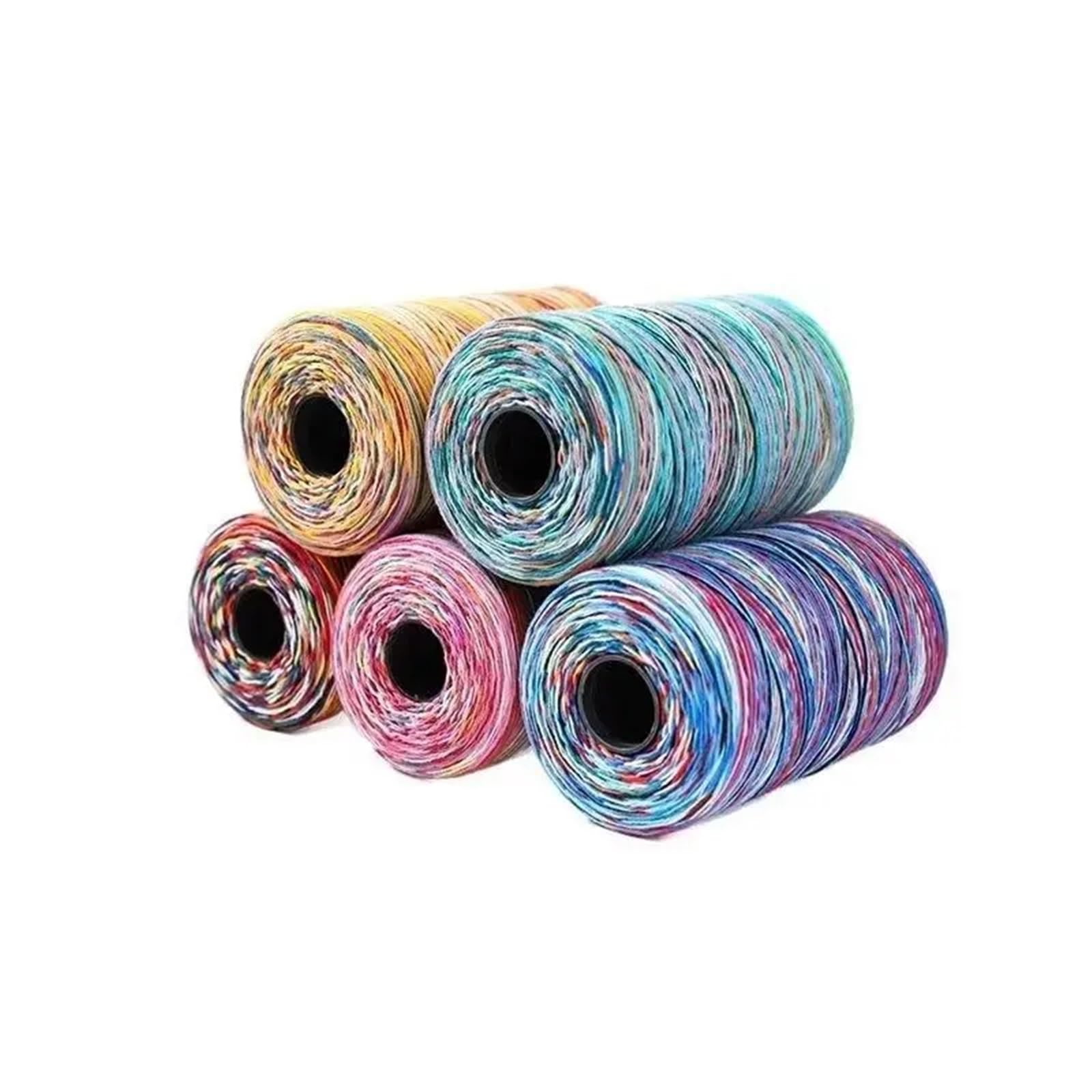 300 g/pz Sezione modello in cotone tinto filo retrò Materiale fai da te for lavorare a maglia cappello sciarpa maglione alla moda(Color-06)