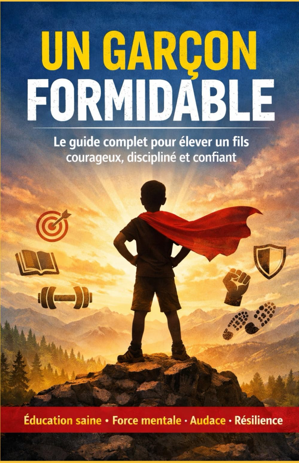 Un Garçon Formidable: Le guide complet pour élever un fils courageux, discipliné et confiant — Éducation saine, force mentale, audace et résilience
