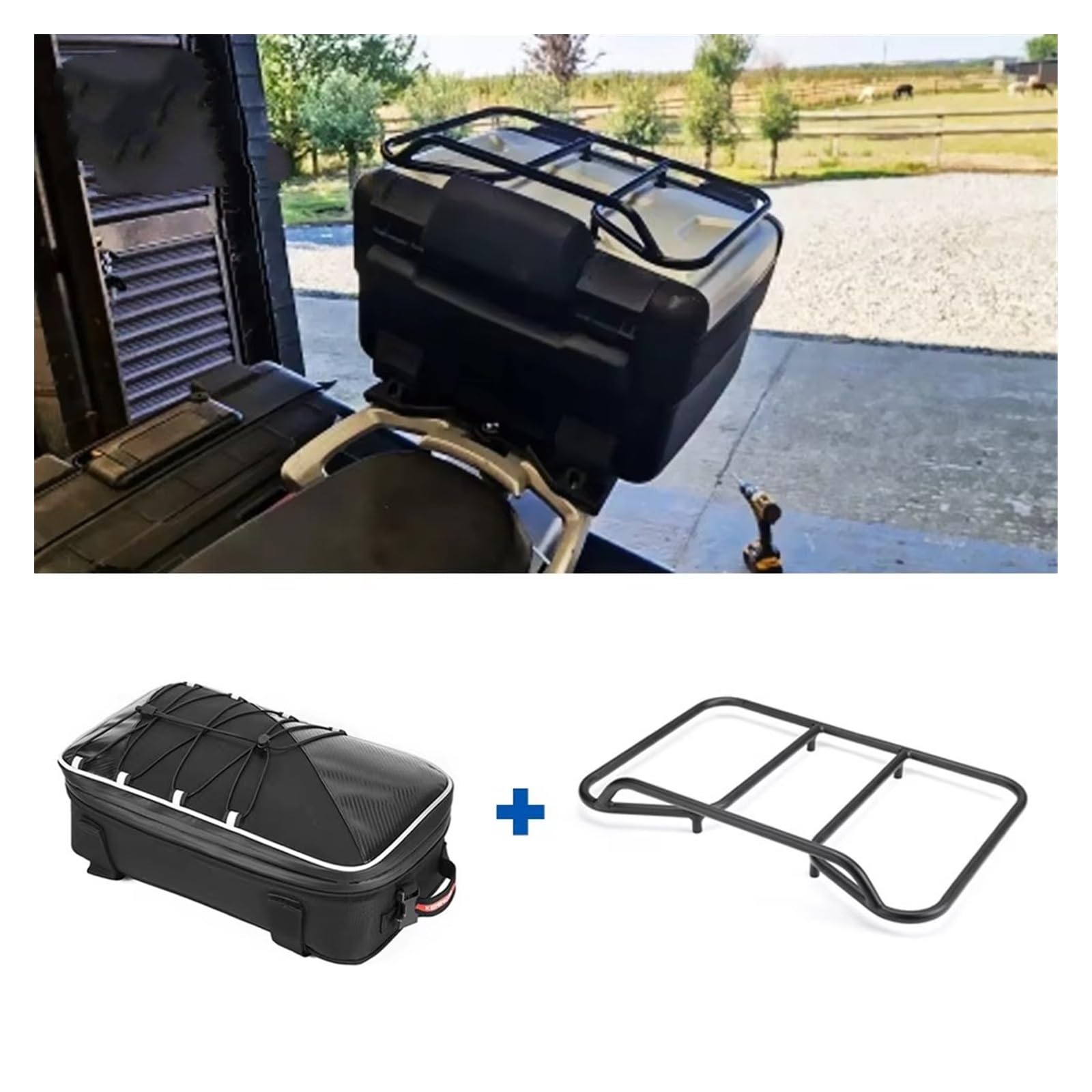 Tylny bagażnik motocyklowy do BMW Vario Case R1200 1250 GS F850GS F750GS