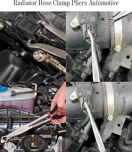 Miniatura 5 de Alicates de desconexión eléctrica de 11 pulgadas, juego de alicates de desconexión eléctrica automotriz, abrazadera de manguera de radiador,