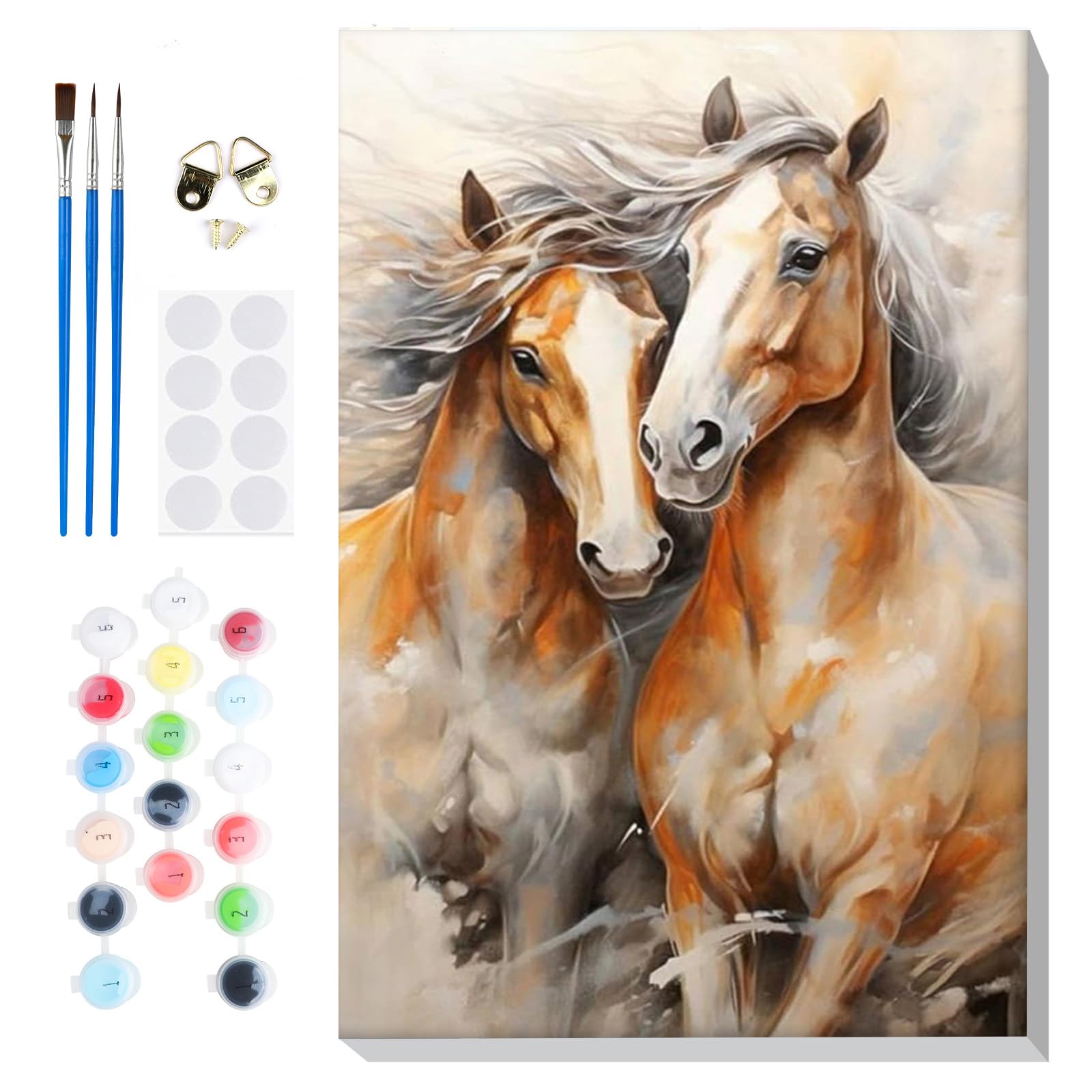 Schilderen op Nummer - Aquarel paard – Figured'Art Schilderen op Nummer - Aquarel paard – Figured'Art