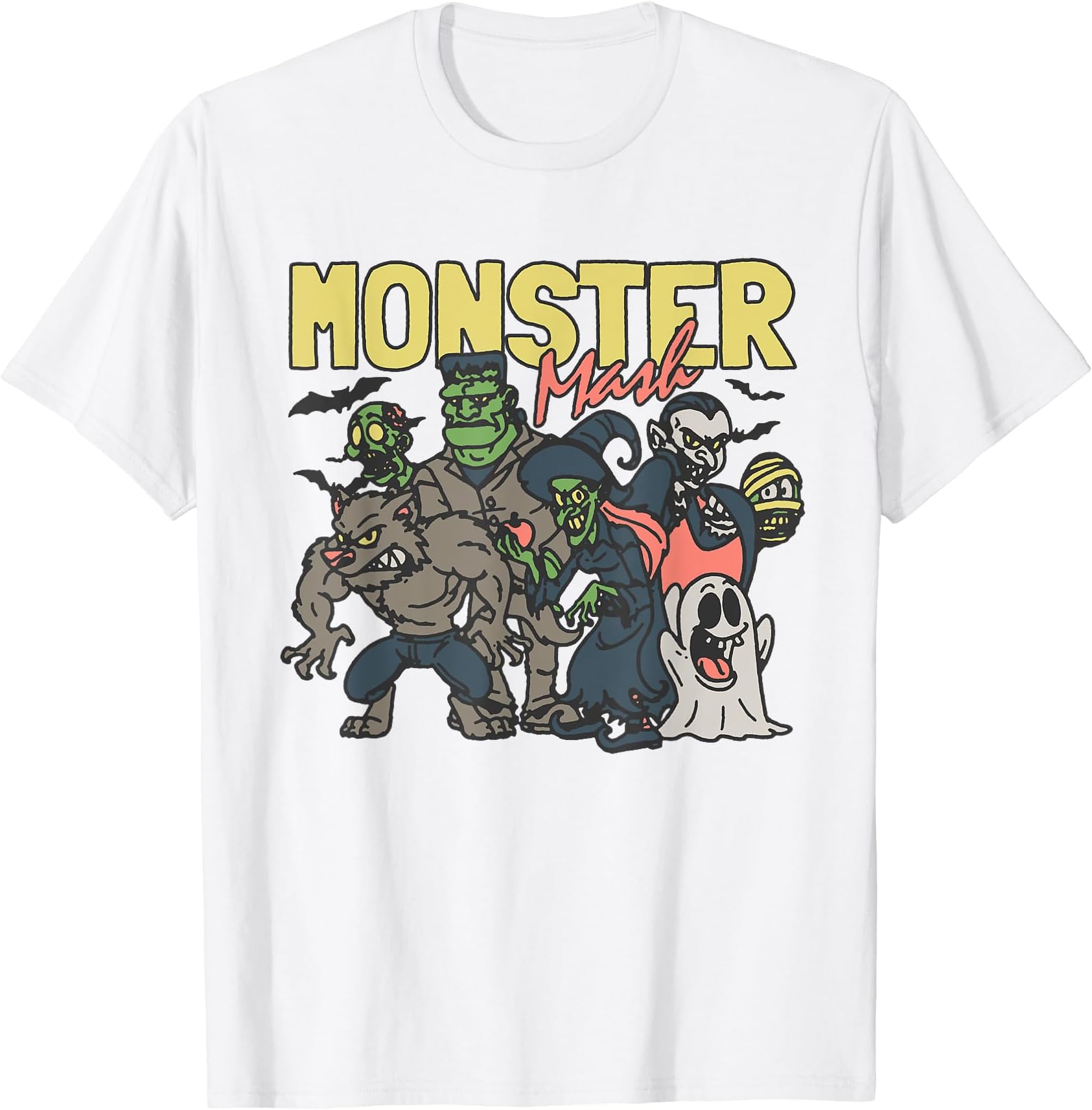 Monster Mash Halloween Party Novelty Costume Characters T-ShirtOEKO-TEX STANDARD 100