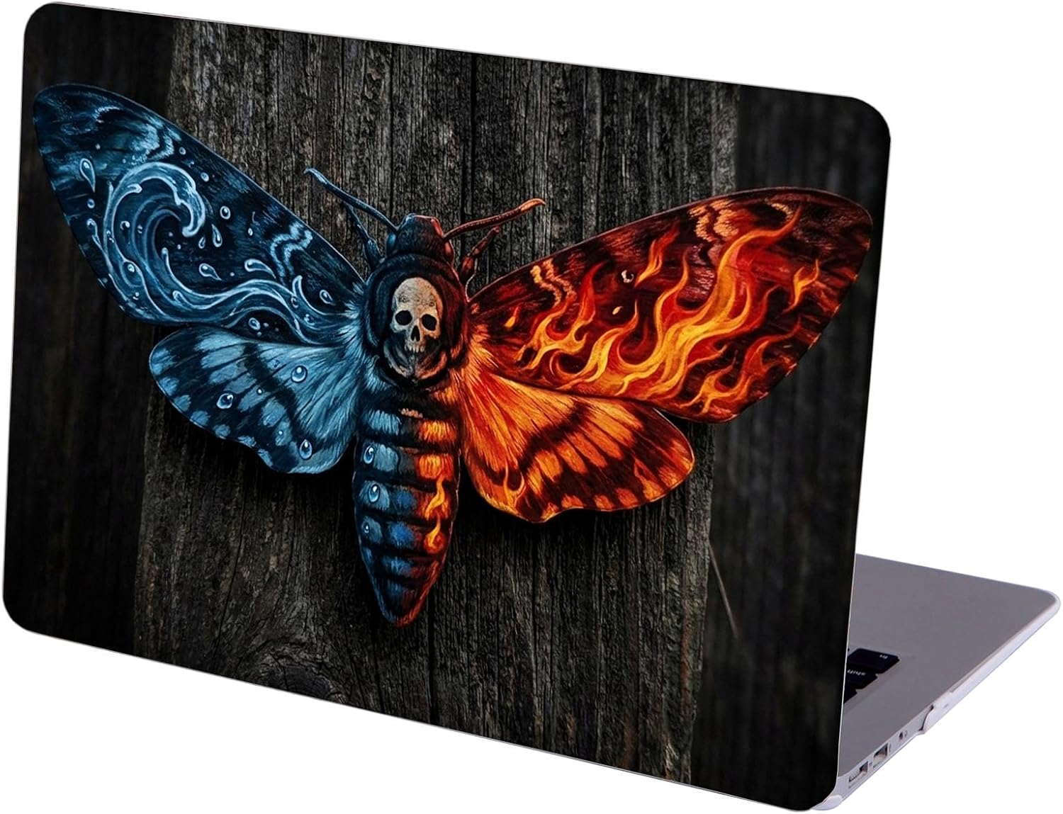 Compatible with MacBook Neo 13-inch, Hard Shell Case with Keyboard Cover and Screen Protector (A3404 A18 Pro chip, 2026 Release) - Death Moth MC21898