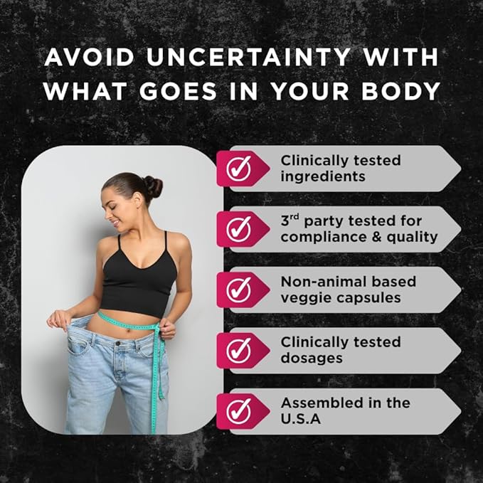 UNALTERED Appetite Suppressant for Women - Helps Manage Cravings, Promotes Fullness, & Supports Weight Loss - Natural Dietary Supplement with Chromium Picolinate & Glucomannan - 120 Vegan Capsules