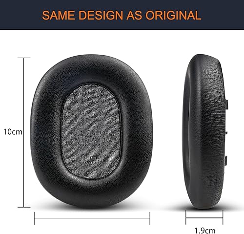 Miniatura 3 de GVOEARS - Almohadillas de repuesto para auriculares Sony WH-1000XM5 (WH1000XM5) con cancelación de ruido, almohadillas para los oídos con cuero