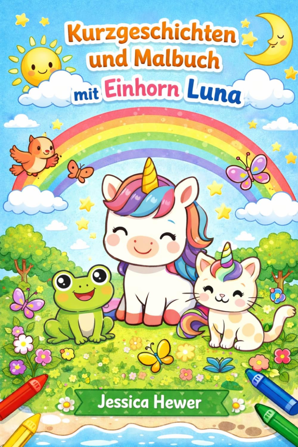 Mein Einhorn & Freunde Malbuch