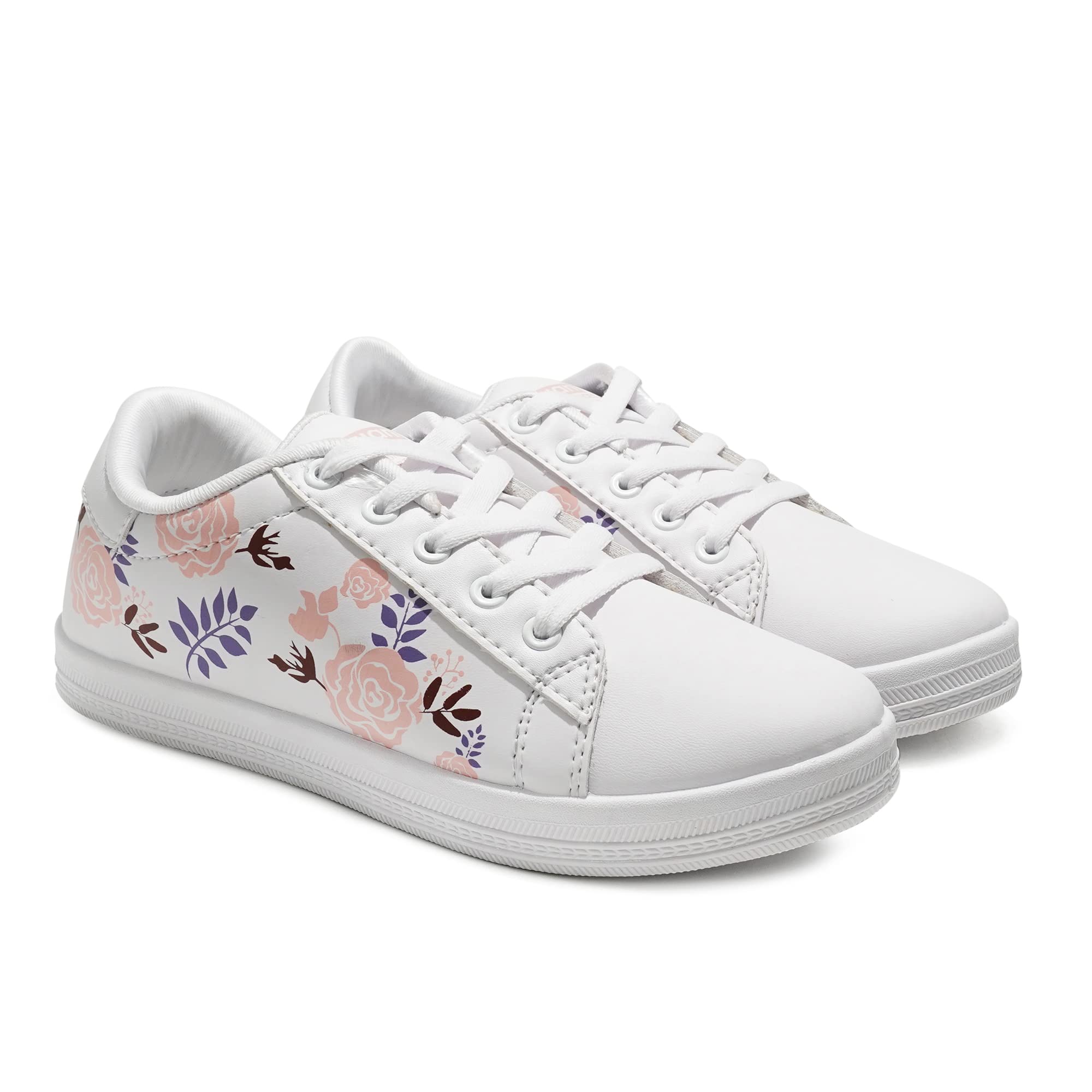 ASIAN Women Jasmine Casual White Sneaker, Stylish Shoes with Lightweight Extra Cushion Canvas lace-Up Shoes for Girls & Womens… (B0C3CLYK6V) Amazon Price History, Amazon Price Tracker