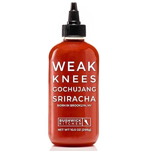 Bushwick Kitchen Weak Knees Gochujang Sriracha jarabe