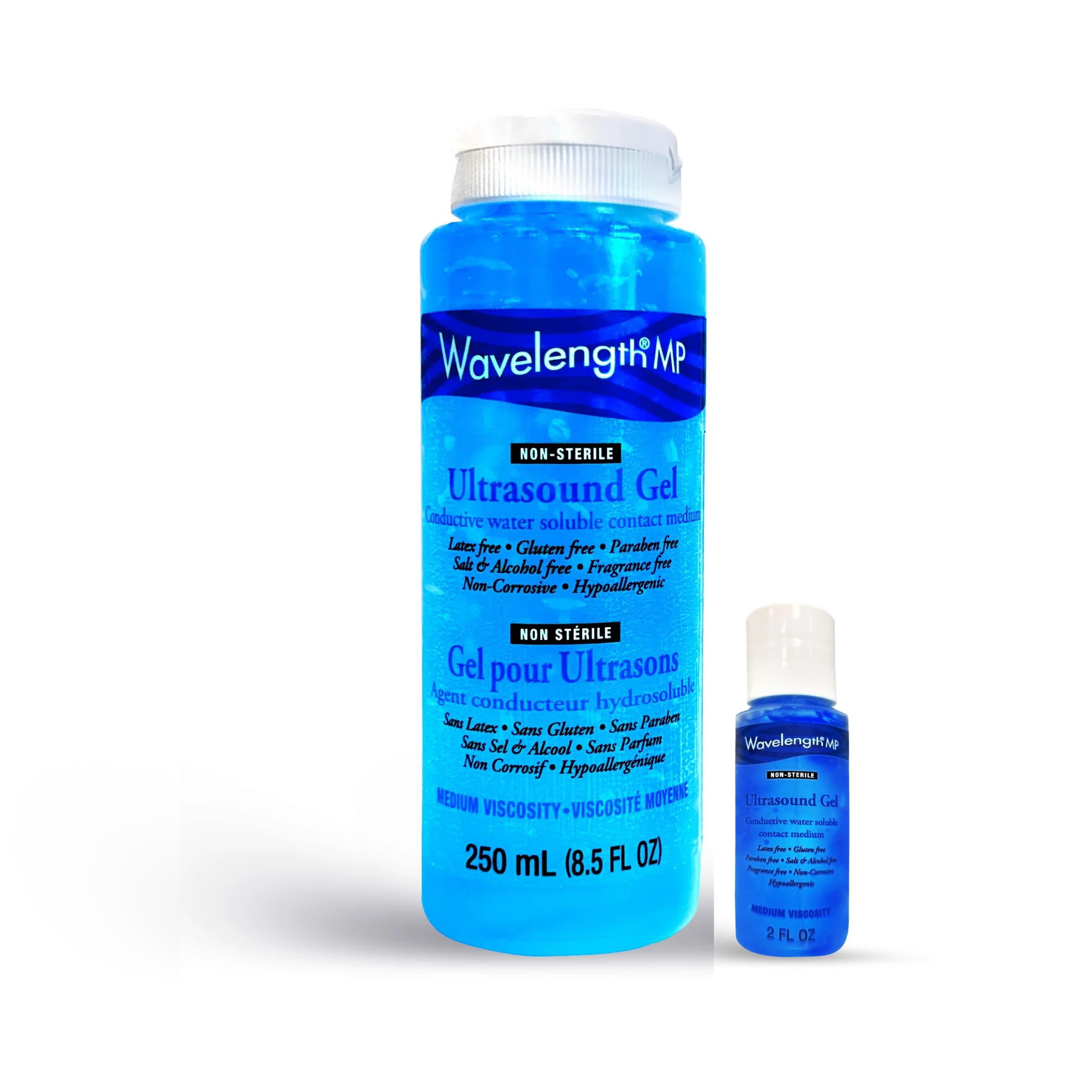 Wavelength 1 Bottle x 250ML MP Blue Multi-Purpose Ultrasound Gel