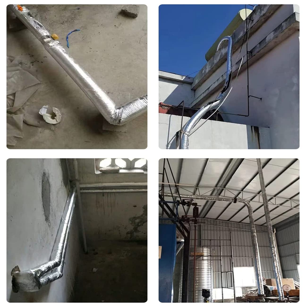 Tubo De Espuma Aislante ID 22-250mm, Algodón Aislante De Tubería De Agua Alta Densidad/Impermeable/Ignífugo, para Tubería De Agua Fría Y Caliente (Size : 250mmx20mm)