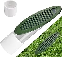 Hualinsiy 4 Inch Yard Drain Kit - Angled French Drain Emitter & Grate for Sump Pump Discharge, Easy SCH40 Connect