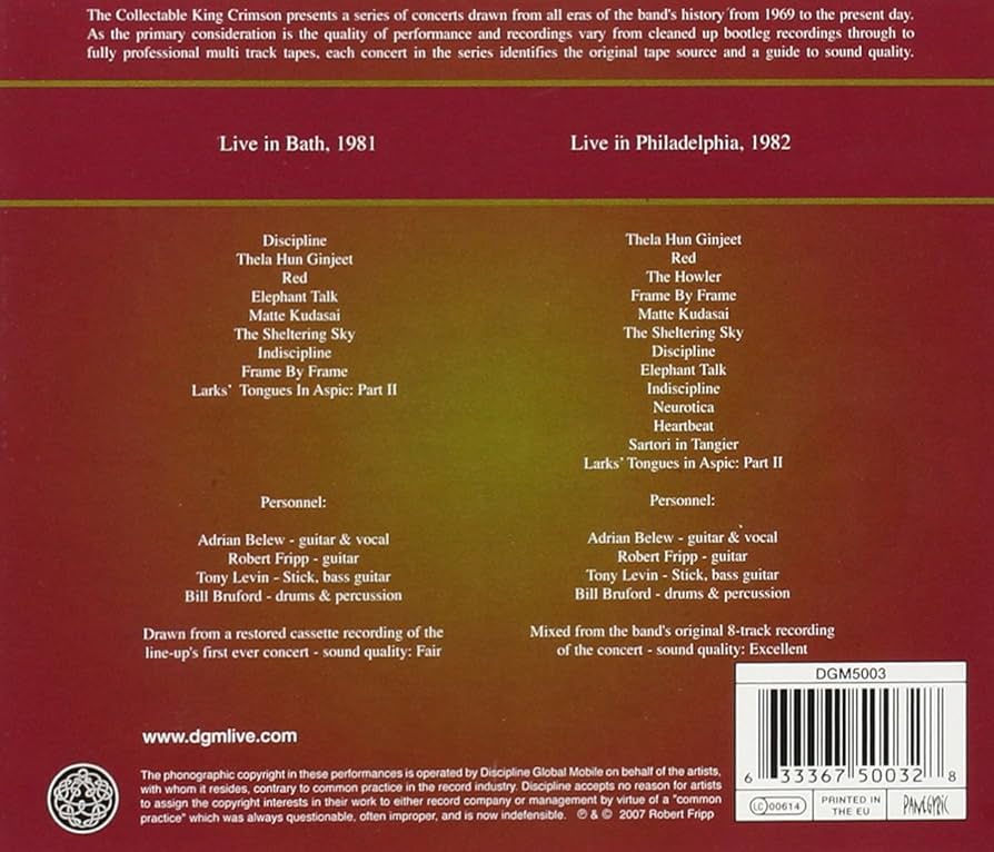 The Collectable King Crimson, Volume 2: Amazon.co.uk: CDs