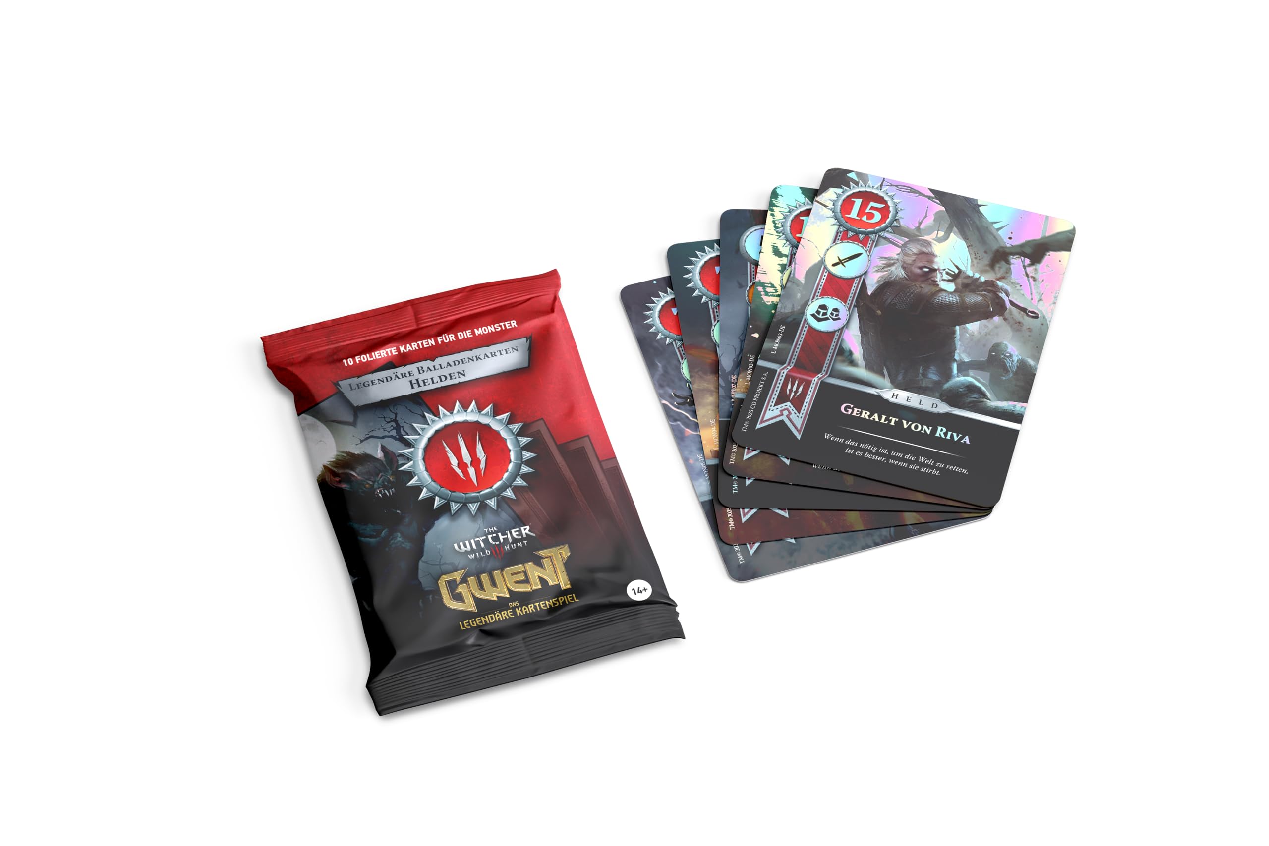 No Loading Games, Gwent Legendary Ballad Cards Heroes - Monster, Expansion, Connoisseur Game, 14+ Years, 30 Minutes Playtime, 1-5 Players