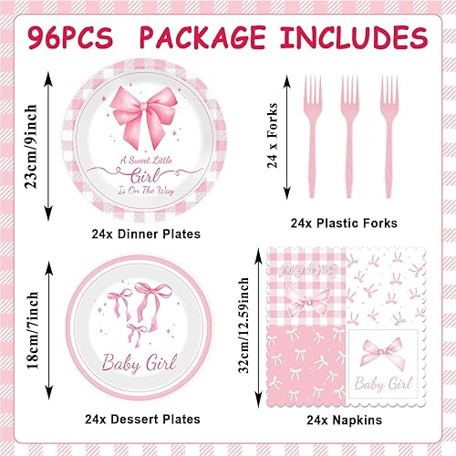 Miniatura 233 de 96 piezas de suministros de fiesta de cumpleaños florales de cumpleaños, platos de papel, servilletas, flores de oro rosa, decoraciones de fiesta