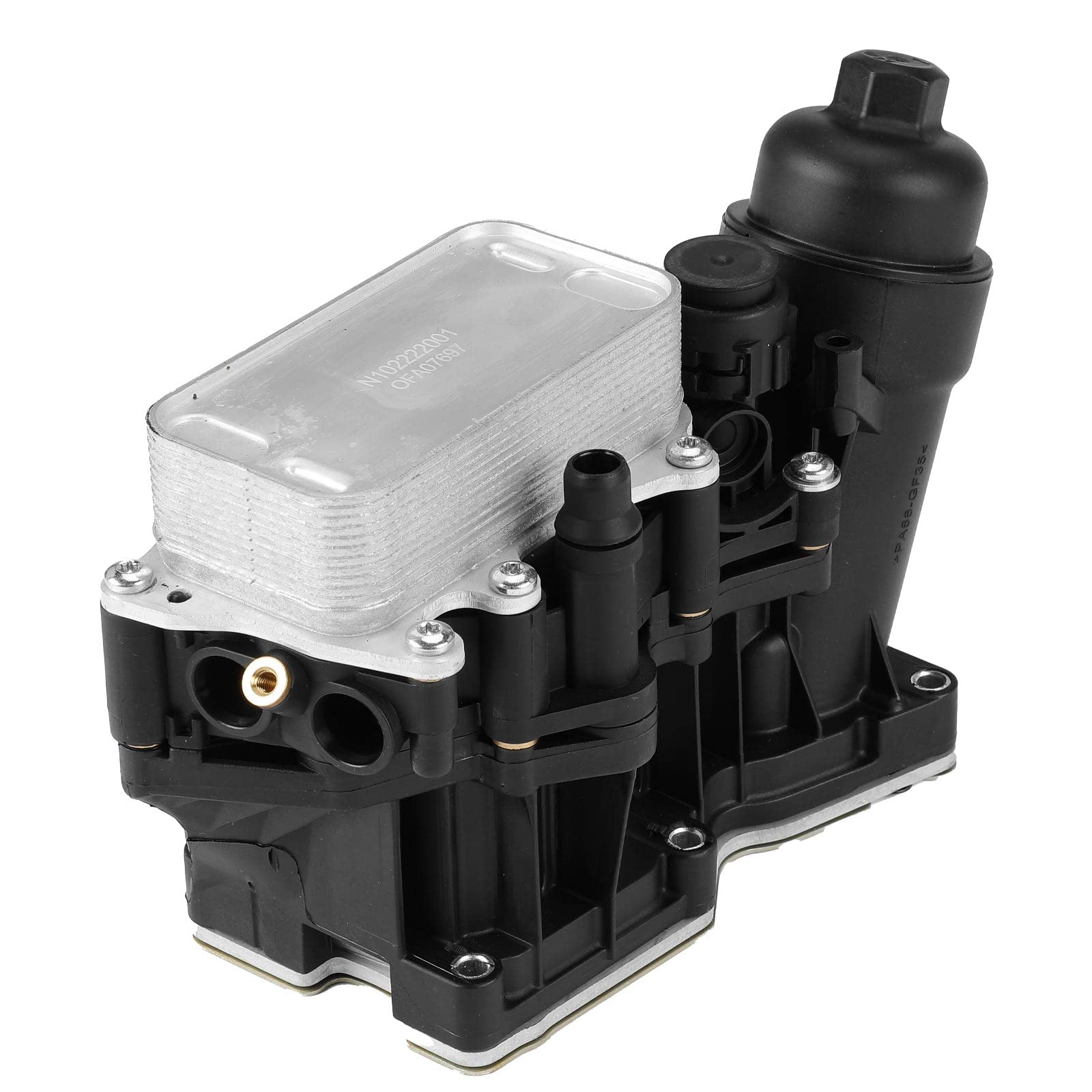 Frankberg Ölkühler Motoröl 11428507697 | Kompatibel mit 5er F10, 3er Touring E91, X1 E84, 4 Cabriolet F33 F83, X5 F15 F85, 4 Gran Coupe F36, 5er Gran Turismo F07