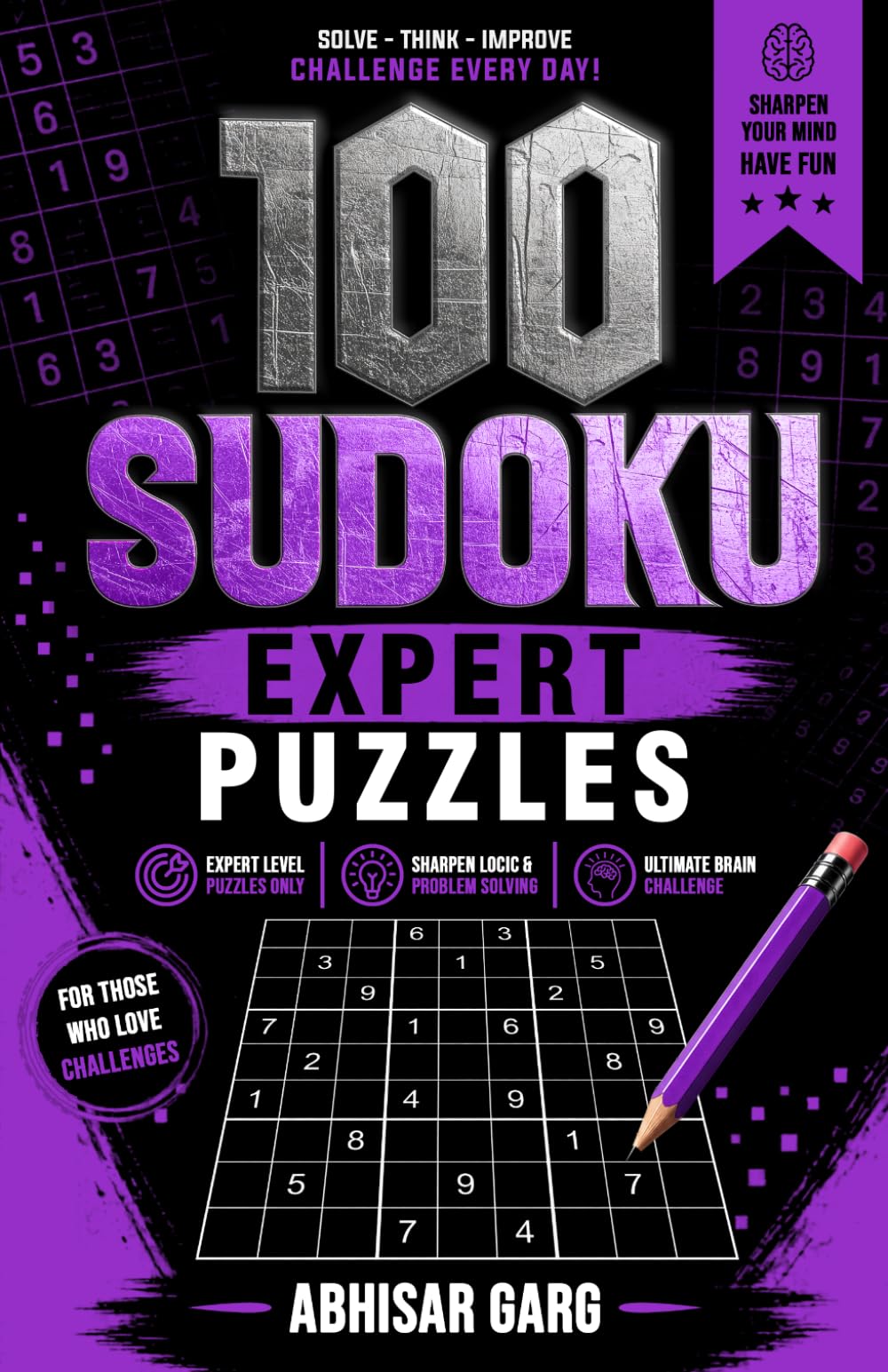 100 Sudoku Puzzles - Expert (Sudoku Master Collection)