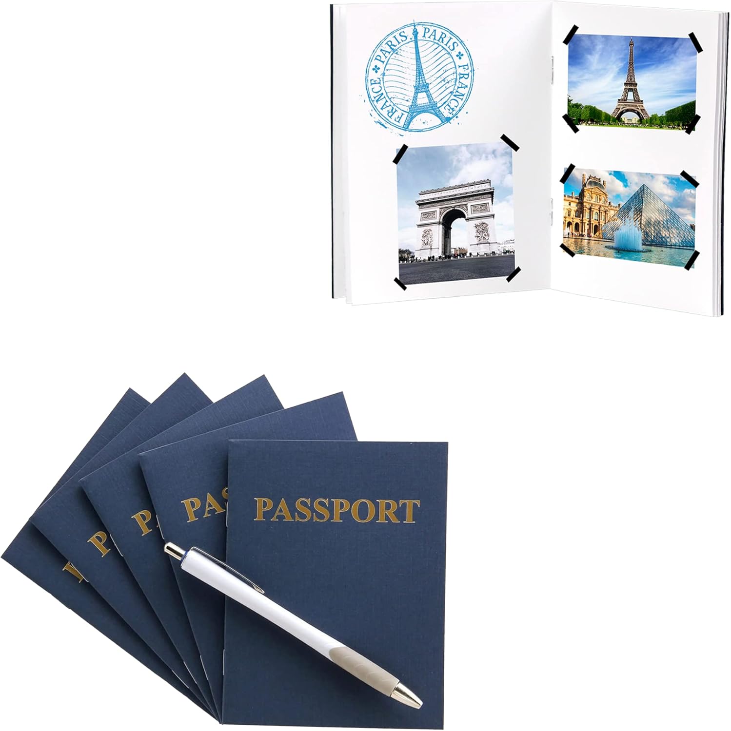 Hygloss Products Blank Passport Books, Kids Pretend