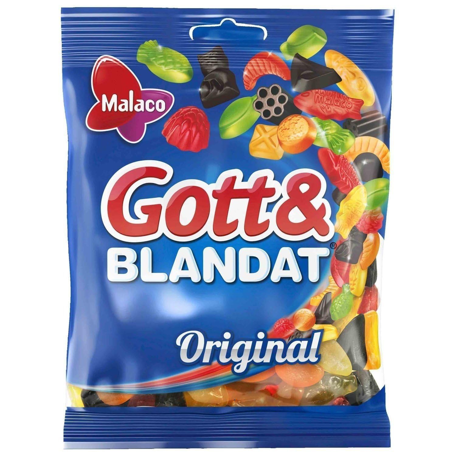 Collezione di Caramelle Gommose e alla Liquirizia Malaco Gott & Blandat SÖPÖSÖPÖ BOX (Set da 10 Confezioni) – Scegli 10 confezioni tra molti gusti – Caramelle gommose Salmiakki dalla Svezia – Set di o