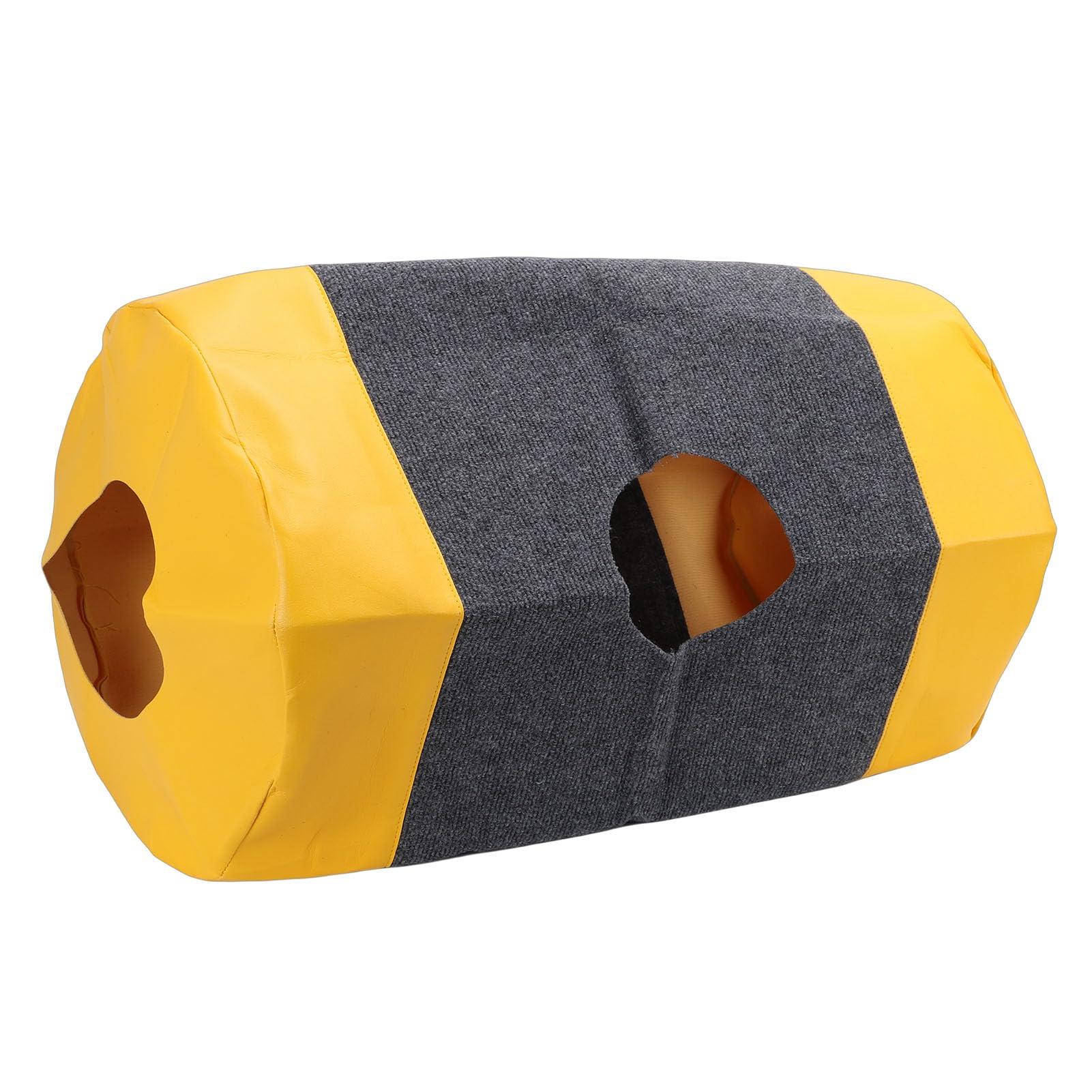 Alfombra interactiva para gatos con túnel plegable y guarda juguetes