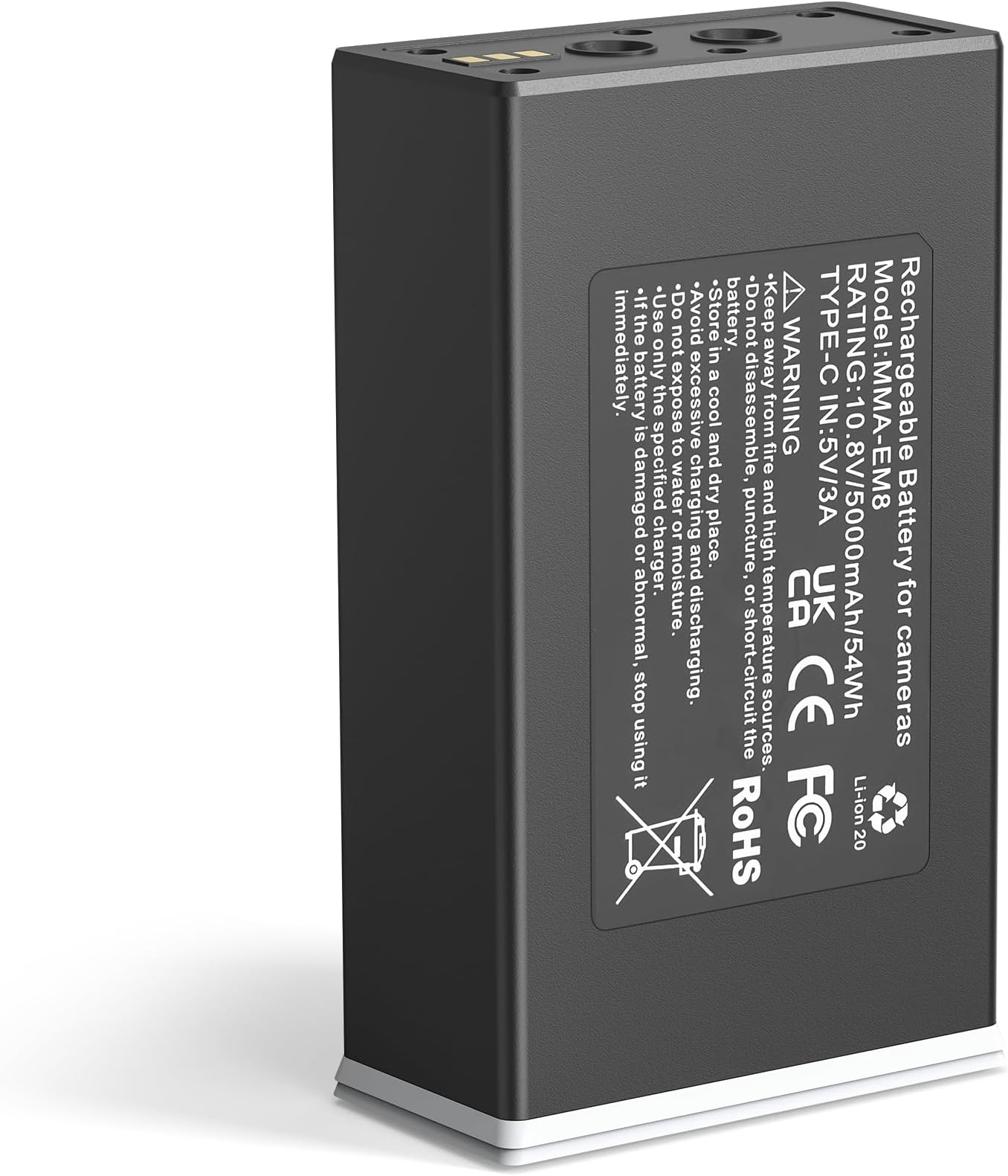 Moultrie Edge Series Replacement Battery - 5000mAh Power Mag Lithium Pack For Trail Cameras