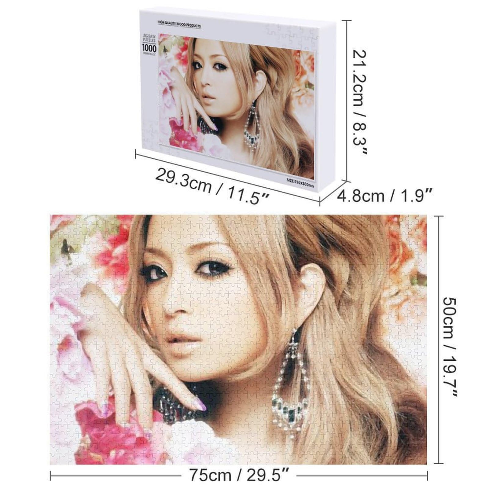 Amazon.co.jp: 浜崎あゆみ 500/1000ピース パズル 木製パズル