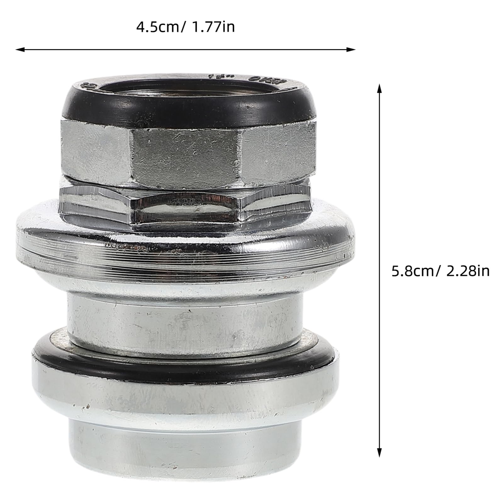 Gogogmee Bike Metal Headset Replacement for Front Fork Sturdy Bearing Headset for Mountain and Road Bikes Durable Construction Convenient Cycling Accessory for
