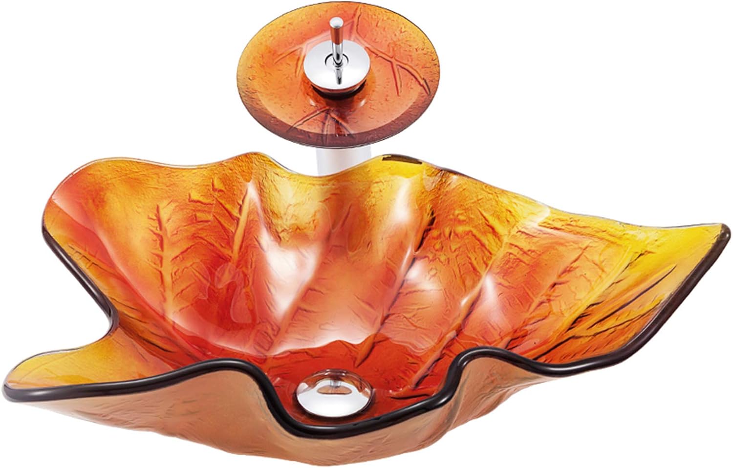 益子焼 須藤武雄 鉄釉赤絵鉢 共箱 幅約21㎝ 東さ6-1124⑤ 2025年最新